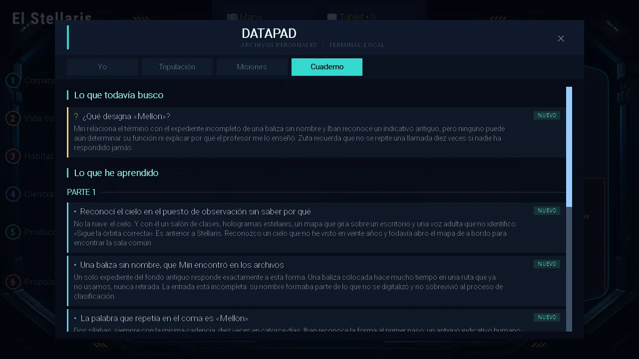 El cuaderno de investigación